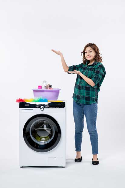 Washing Machine with clean vent